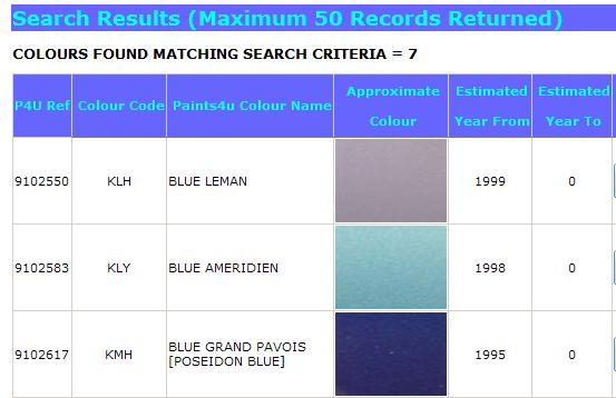 Picasso Colour Codes. - Questions about the Citroen Picasso - Citroen ...